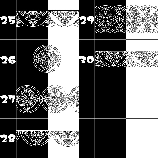 No.099d みそおねぎ飾り枠集