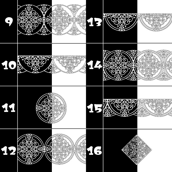 No.099d みそおねぎ飾り枠集