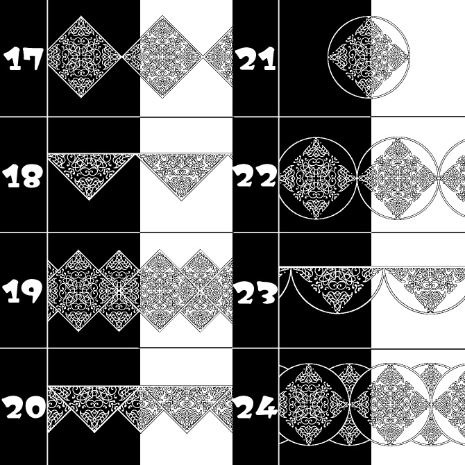 No.099d みそおねぎ飾り枠集