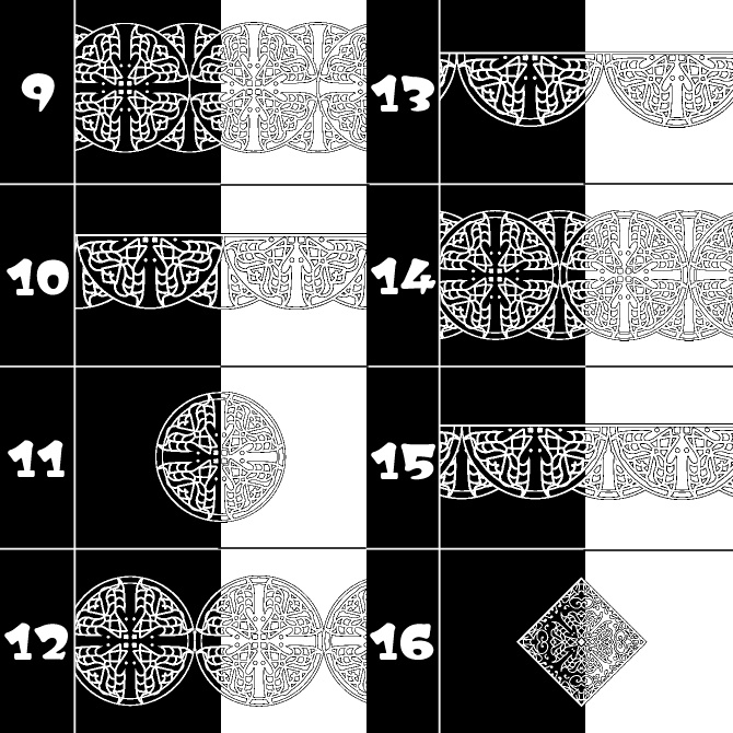 No.099e みそおねぎ飾り枠集