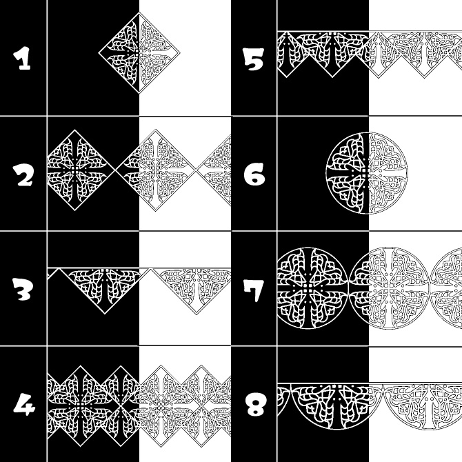 No.099e みそおねぎ飾り枠集