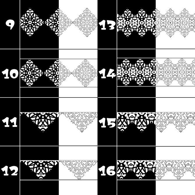 No.100a みそおねぎ飾り枠集