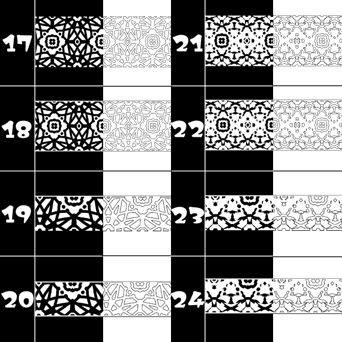 No.100a みそおねぎ飾り枠集