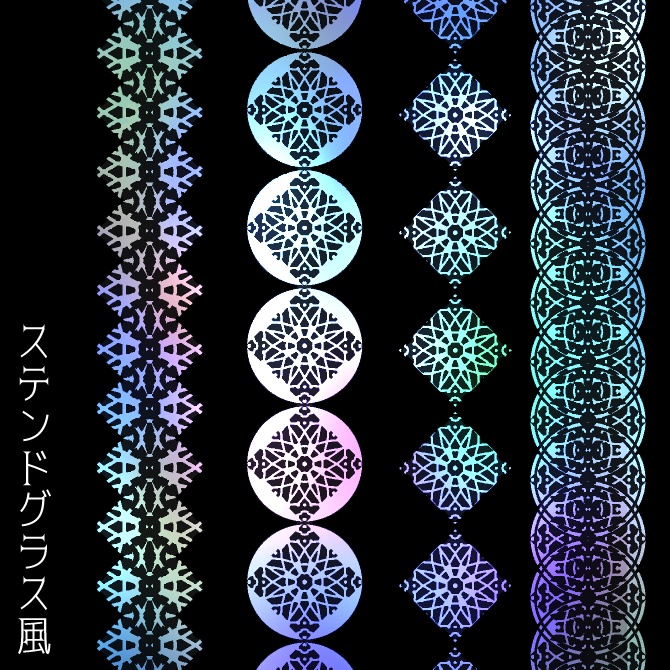 No.100d みそおねぎ飾り枠集