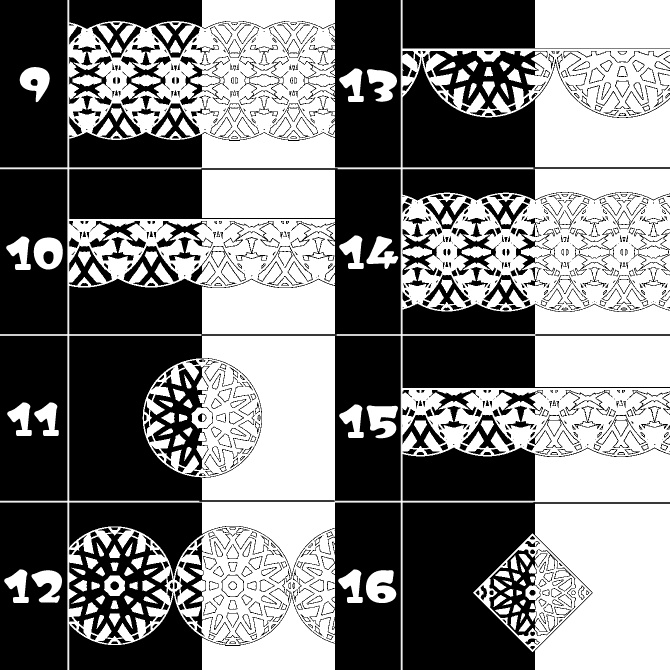 No.100d みそおねぎ飾り枠集