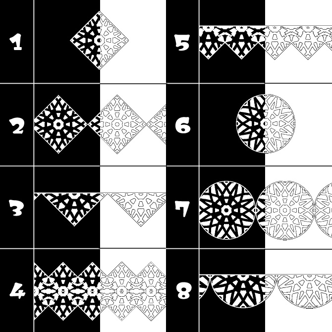 No.100d みそおねぎ飾り枠集