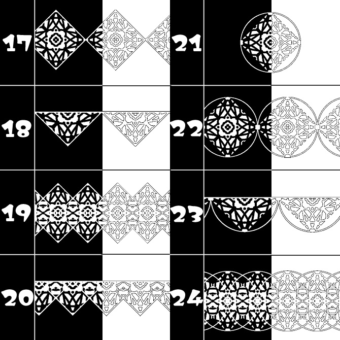 No.100e みそおねぎ飾り枠集