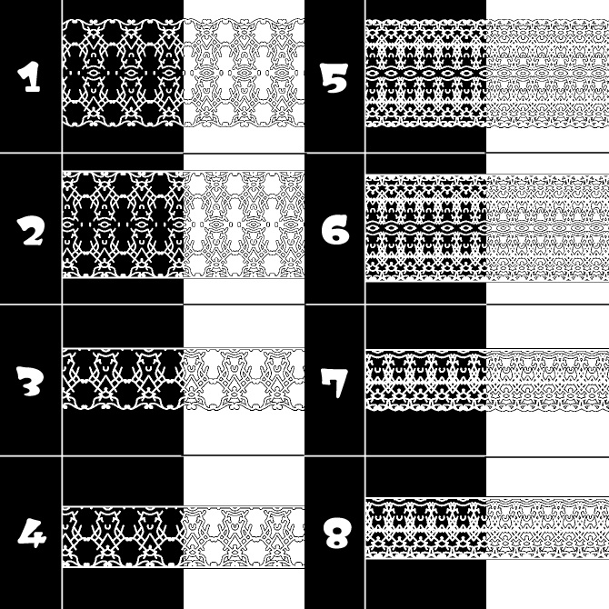 No.102 みそおねぎ飾り枠集