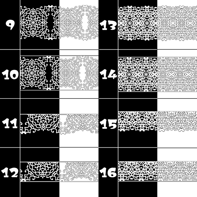 No.103a みそおねぎ飾り枠集