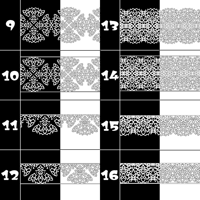 No.103b みそおねぎ飾り枠集