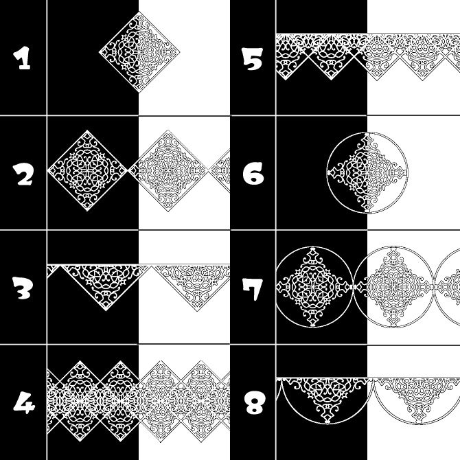 No.103d みそおねぎ飾り枠集