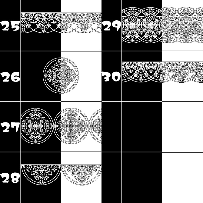 No.103d みそおねぎ飾り枠集
