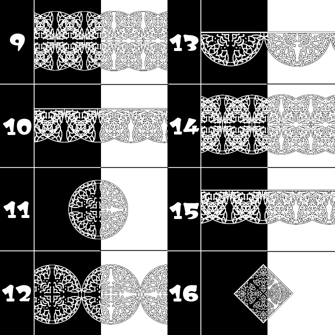 No.103e みそおねぎ飾り枠集
