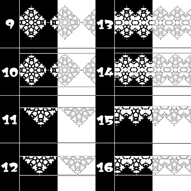 No.104a みそおねぎ飾り枠集