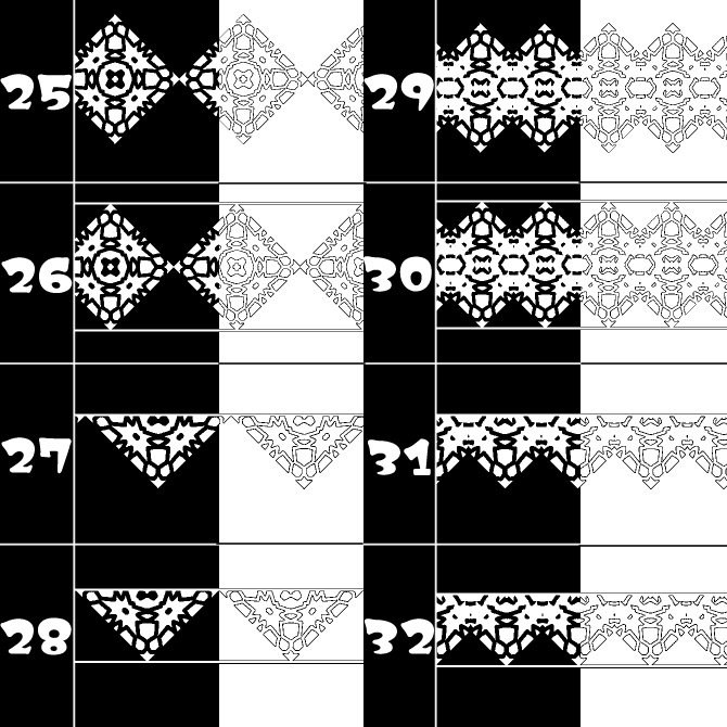 No.104a みそおねぎ飾り枠集