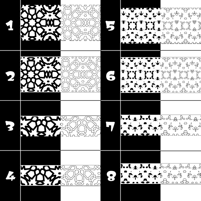 No.104a みそおねぎ飾り枠集