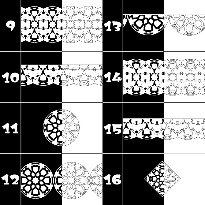 No.104d みそおねぎ飾り枠集