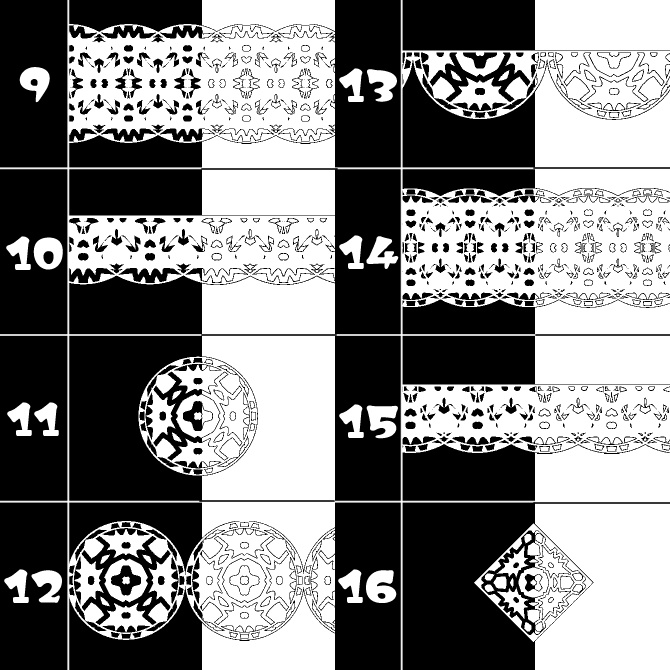 No.104e みそおねぎ飾り枠集