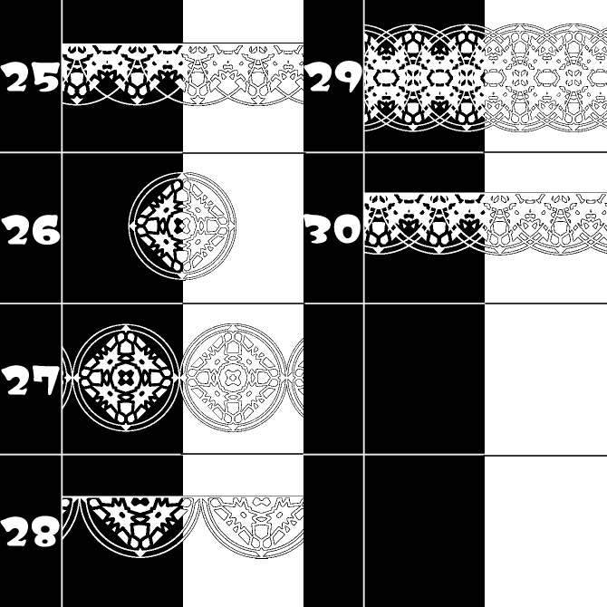 No.104e みそおねぎ飾り枠集