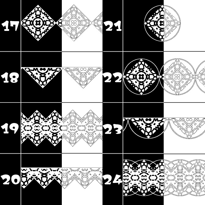 No.104e みそおねぎ飾り枠集