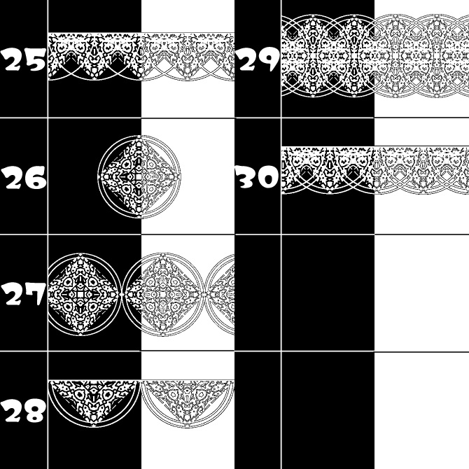 No.104g みそおねぎ飾り枠集