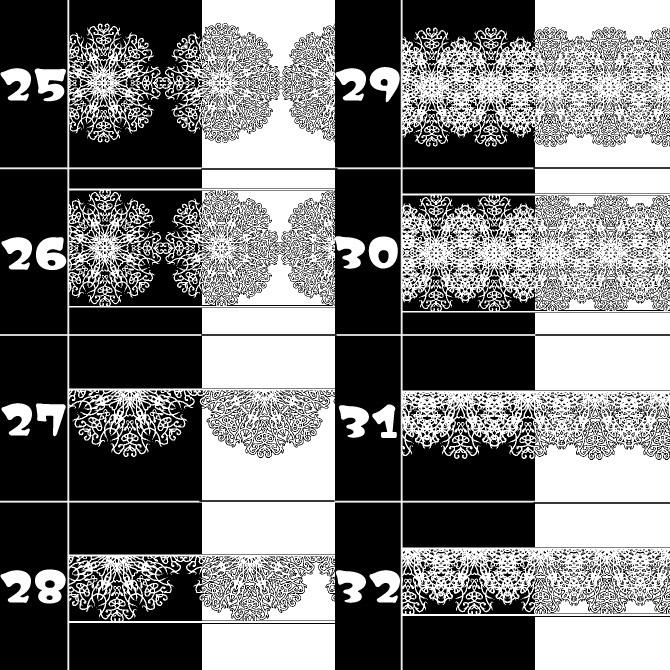 No.105 みそおねぎ飾り枠集