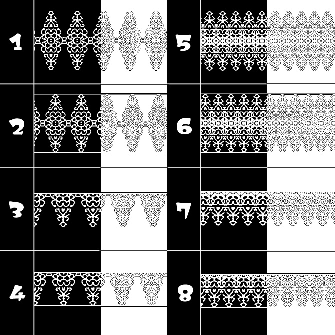 No.106 みそおねぎ飾り枠集