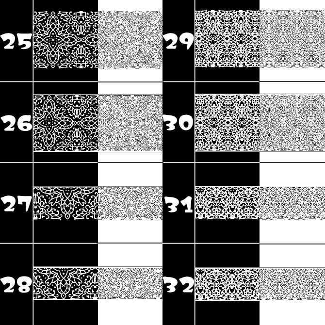 No.107a みそおねぎ飾り枠集