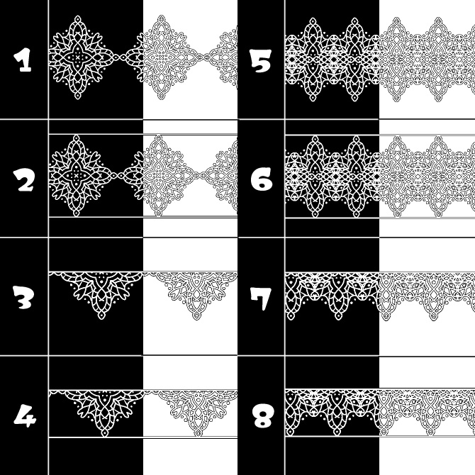 No.107a みそおねぎ飾り枠集