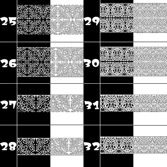 No.107b みそおねぎ飾り枠集