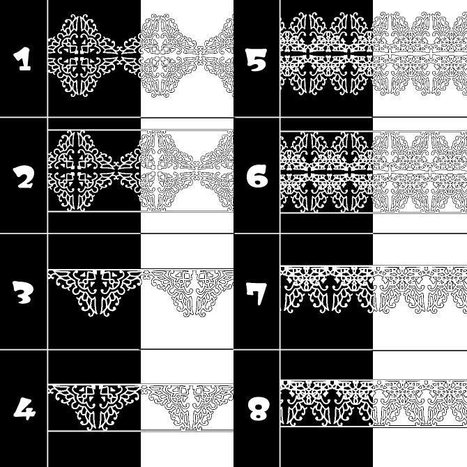 No.107b みそおねぎ飾り枠集