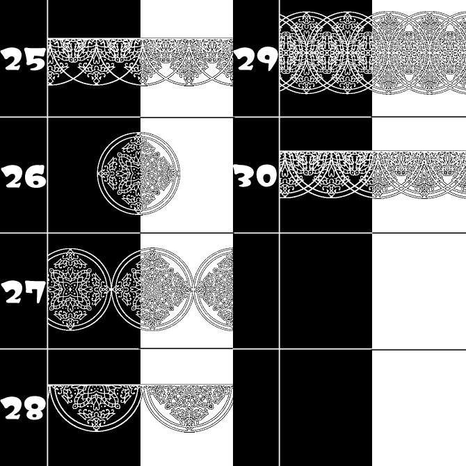 No.107d みそおねぎ飾り枠集