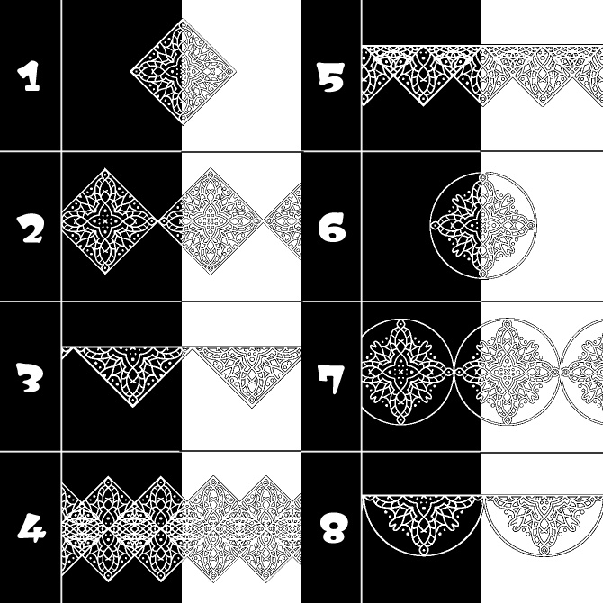 No.107d みそおねぎ飾り枠集