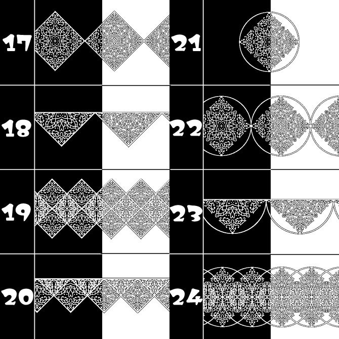 No.107d みそおねぎ飾り枠集