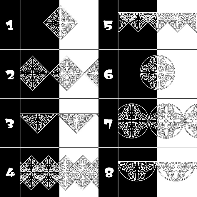 No.107e みそおねぎ飾り枠集