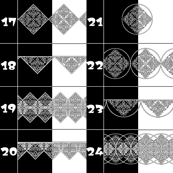 No.107e みそおねぎ飾り枠集