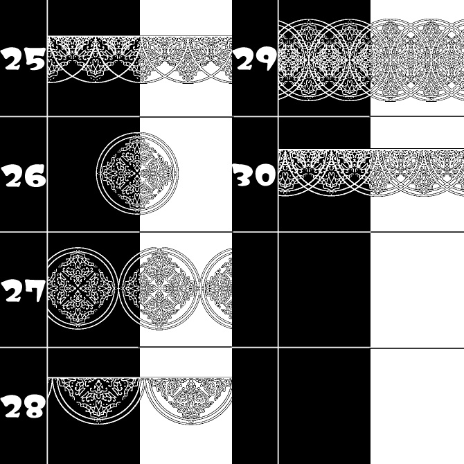 No.107e みそおねぎ飾り枠集