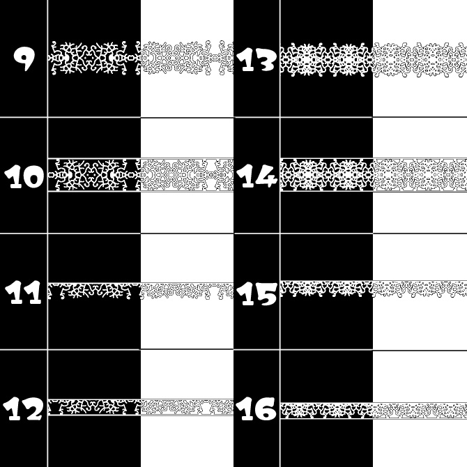 No.110 みそおねぎ飾り枠集