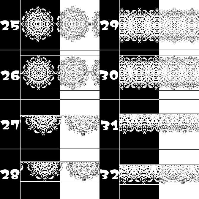 No.110 みそおねぎ飾り枠集