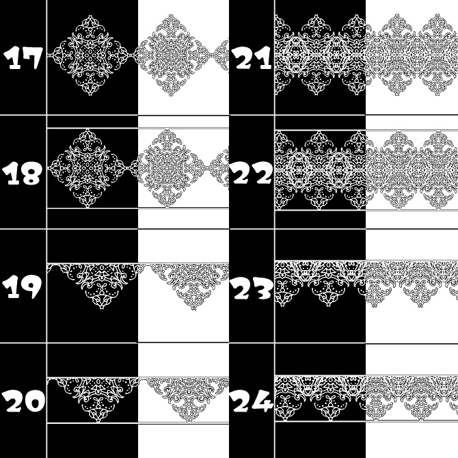 No.111b みそおねぎ飾り枠集