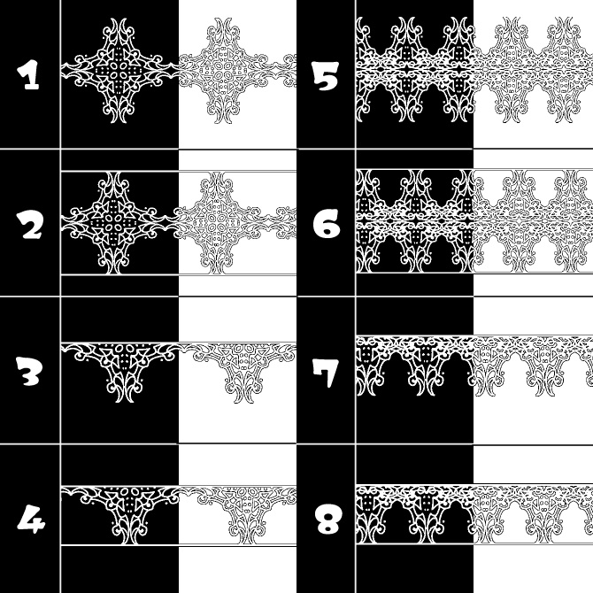 No.111b みそおねぎ飾り枠集