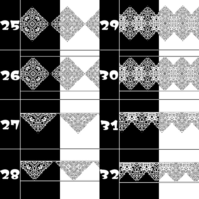 No.112b みそおねぎ飾り枠集