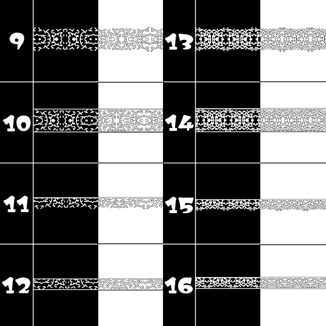 No.113 みそおねぎ飾り枠集
