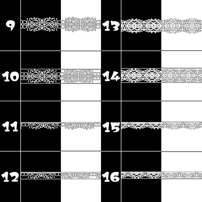 No.114 みそおねぎ飾り枠集