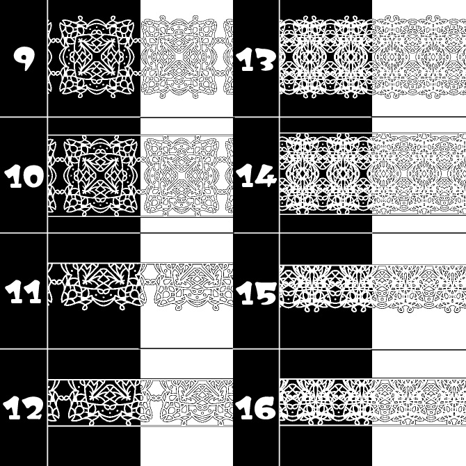 No.115a みそおねぎ飾り枠集