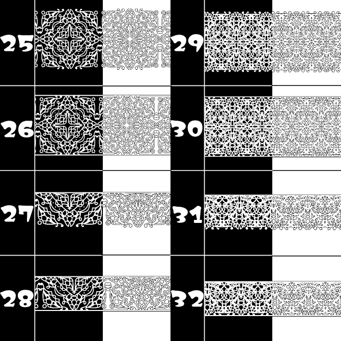 No.115a みそおねぎ飾り枠集