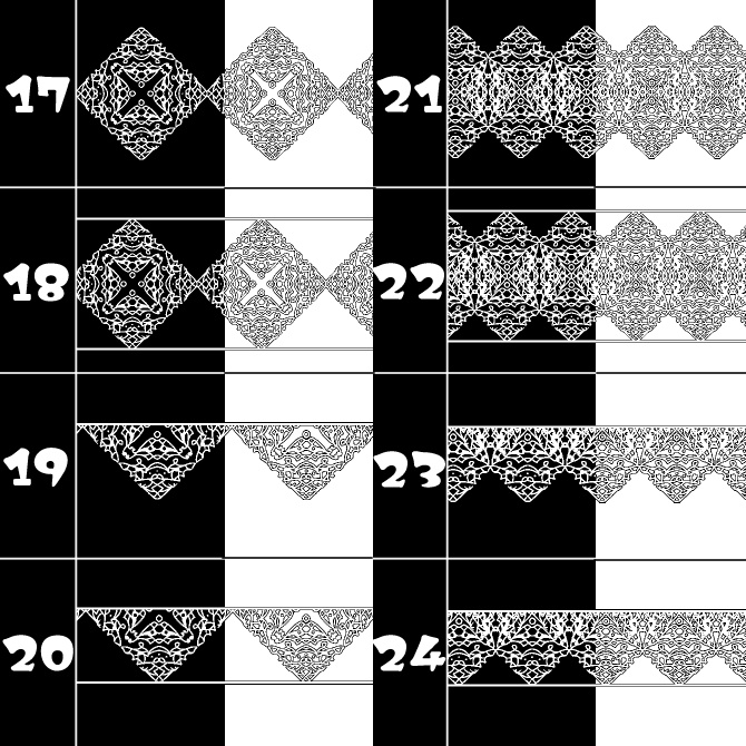 No.115b みそおねぎ飾り枠集