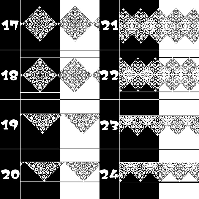 No.116b みそおねぎ飾り枠集