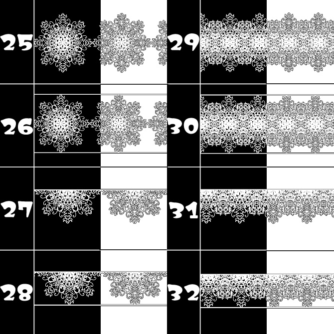 No.117みそおねぎ飾り枠集