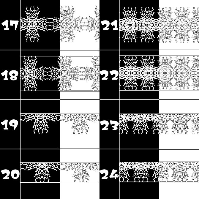 No.118みそおねぎ飾り枠集